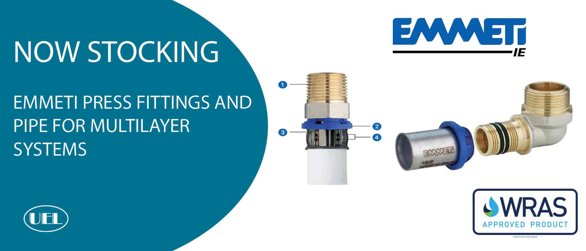 Now Stocking – EMMETI Multilayer Gerpex Fittings